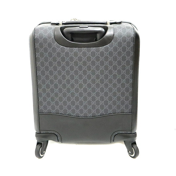 Gucci Carry on Travel Bag Leather Black - Picture 3 of 9